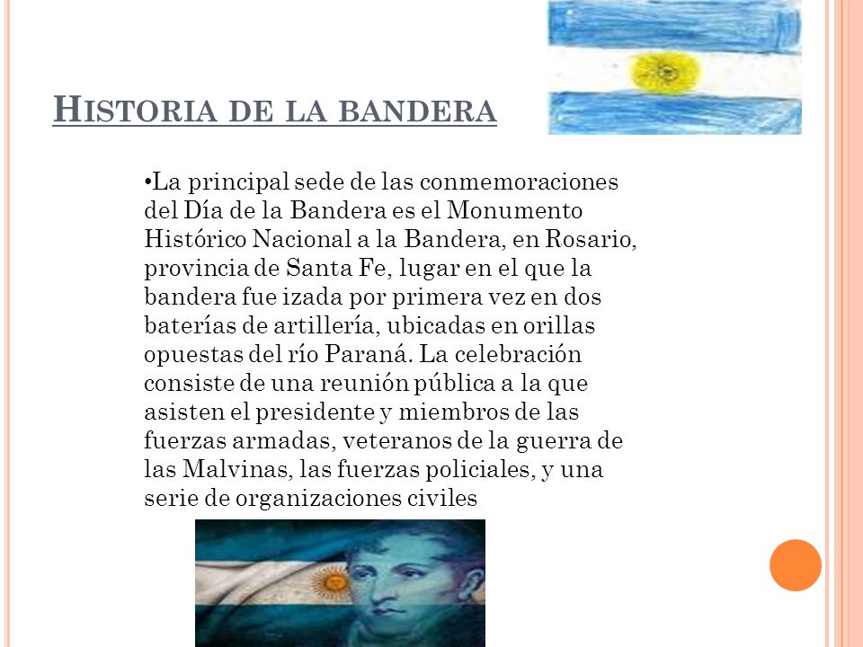 Evolucion historica de la bandera argentina